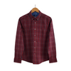 George Classic Fit Red/Navy Plaid Shirt