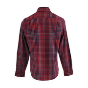 George Classic Fit Red/Navy Plaid Shirt