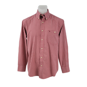 Izod Classic Fit Checkered Shirt Medium