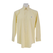 Ralph Lauren Yarmouth Yellow Dress Shirt Size 15 ½