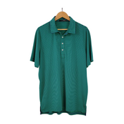 Ralph Lauren RLX Green Striped Golf Polo Shirt XL