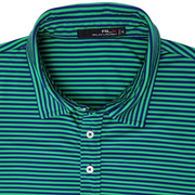 Ralph Lauren RLX Green Striped Golf Polo Shirt XL