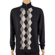 ALFANI Argyle Mockneck Sweater