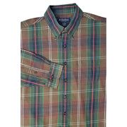 Brooks Brothers Wool Blend Flannel Plaid Shirt Sz XL