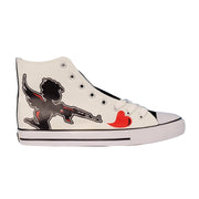 Shirtsy Love Kills – Dual Tone Canvas High Tops Unisex Size 9M/9.5W