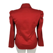 Bisou Bisou Ruched Long Sleeve Blouse