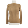 Lauren Ralph Lauren Button Trim Cable Knit Sweater