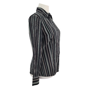 Fred David Stretch Striped Shirt Size M