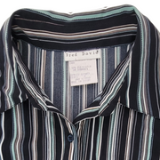 Fred David Stretch Striped Shirt Size M