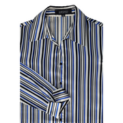 Kasper Satin Pinstripe Blouse