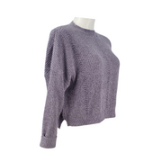 Soho Apparel Cropped Chenille Knit Sweater Sz XL