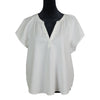 Universal Thread Split Neck Linen Blend Top