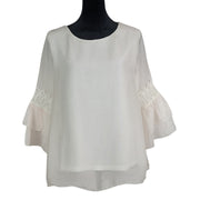 Tendenze Bell Sleeve Silk Blouse