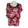 Cato Drop Waist Floral Blouse