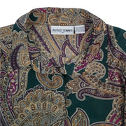 Alfred Dunner Paisley Print Button Down Blouse