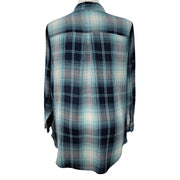 Terra & Sky Plaid Pocket Button Down Shirt