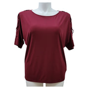 Michael Michael Kors Grommet Sleeve Top