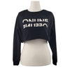 H&M Divided Graphic Short Sweatshirt