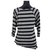 Blu Heaven Asymmetrical Striped Top