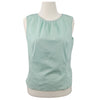 Talbots Sleeveless Pleated Neckline Top