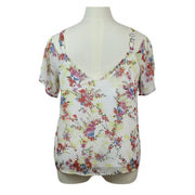 Maurices Floral Cold Shoulder Top