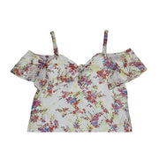 Maurices Floral Cold Shoulder Top