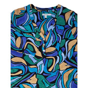 Chico's Abstract Print 3/4 Sleeve Tee