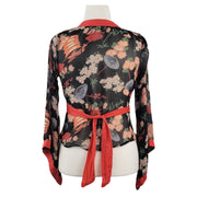 De.Coded Kimono Style Wrap Top