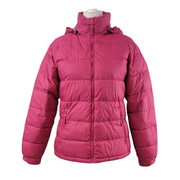 Steve & Barry's Double Down Fuchsia Puffer Coat