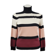 Joseph A. Colorblock Turtleneck Sweater