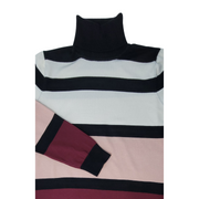 Joseph A. Colorblock Turtleneck Sweater