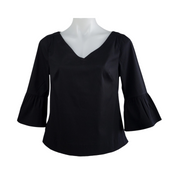 WHBM Emma Poplin Blouse Size 4