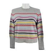 La Ligne x Target Colorful Stripe Crew Neck Sweater - NWT