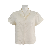 Banana Republic Eyelet Boxy Shirt Size Large