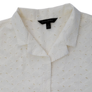 Banana Republic Eyelet Boxy Shirt Size Large