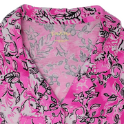 Lilly Pulitzer Plumeria Pink/Purposefully Pink PJ Top Size L