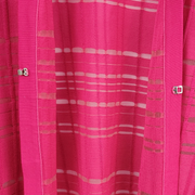 Ming Wang Semi-Sheer Checkered Cardigan XL