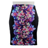 Express Black Floral Pencil Skirt - NWT