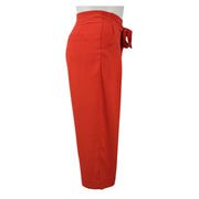 Madison Paperbag High Waist Capri Pants