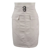 Worthington High Waist Buckle Skirt