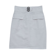 Worthington High Waist Buckle Skirt