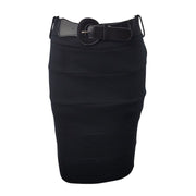 Papaya Belted Bodycon Skirt