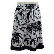 Lane Bryant A-Line Textured Floral Skirt Size 20