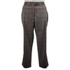 TanJay Flat Front Brown Plaid Pants