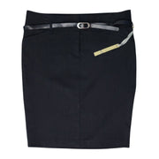 Have & Have Belted Pinstripe Skirt