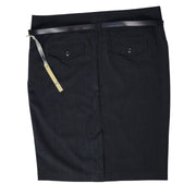 Have & Have Belted Pinstripe Skirt