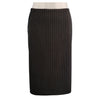 Fire Los Angeles Pinstripe Skirt