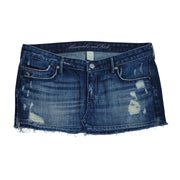 Abercrombie and Fitch Y2K Distressed Micro Mini Skirt