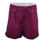 H&M Linen Blend High Waist Shorts