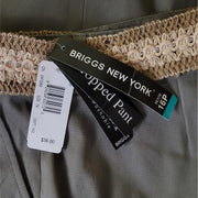 Briggs New York Cropped Pant Size 16P